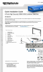 HighSecLabs SC21H-4 クイック・インストール・マニュアル
