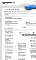 HighSecLabs SC42DHU-3 Instrukcja szybkiej instalacji