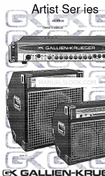 Gallien-Krueger 400RB-IV series Посібник користувача