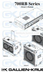 Gallien-Krueger 700RB/112 Benutzerhandbuch