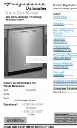 Frigidaire 4000 Series AquaSurge Technology with Speed Clean 取扱説明書