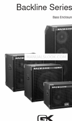 Gallien-Krueger Backline Series  sheet Fiche technique