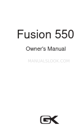 Gallien-Krueger Fusion 550 Owner's Manual