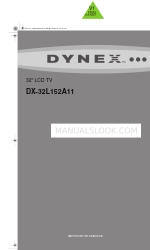 Dynex DX-32L152A11 Podręcznik zawierający ważne informacje