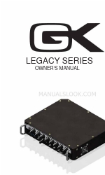 Gallien-Krueger Legacy 1200 소유자 매뉴얼