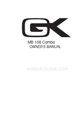 Gallien-Krueger MB 108 Combo Owner's Manual