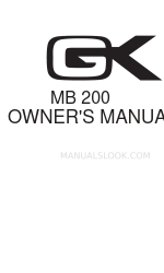 Gallien-Krueger MB200 Owner's Manual