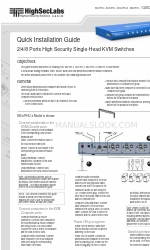 HighSecLabs SK81PH-4 Quick Installation Manual