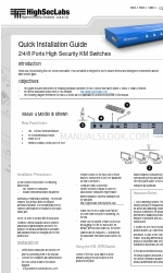 HighSecLabs SM20-4 Instrukcja szybkiej instalacji