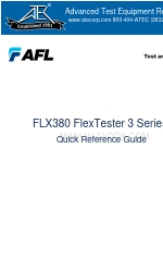 AFL FlexTester 3 Manuel de référence rapide