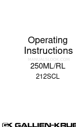 Gallien-Krueger 250RL Operating Instructions