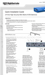 HighSecLabs SX22H-M クイック・インストール・マニュアル