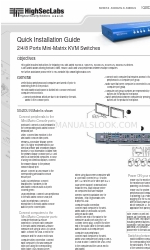 HighSecLabs SX42DHU-N Руководство по быстрой установке