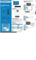 Dynex DX-42E250A12 Посібник з швидкого налаштування
