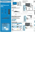 Dynex DX-46L261A12 (Francuski) Podręcznik szybkiej instalacji