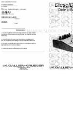 Gallien-Krueger Diesel Dawg Owner's Manual