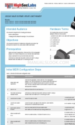 HighSecLabs MDR102 Quick Configuration Manual