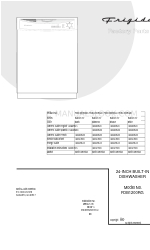 Frigidaire FDB1200RGC1 Catalogo delle parti di ricambio