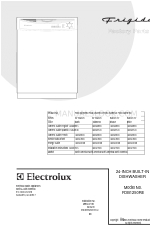 Frigidaire FDB1250RE 工場部品カタログ