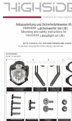 HIGHSIDER UB1 Mounting And Safety Instructions