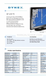 Dynex DX-32L200NA14 Teknik Özellikler