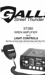 Galls Street Thunder ST280 Kurulum ve Kullanım Talimatları Kılavuzu