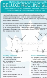 Highstar Deluxe Recline Fiche d'instruction