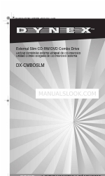 Dynex DX-CMBOSLM - Slim USB 2.0 CDRW/DVD Combo Drive Gebruikershandleiding