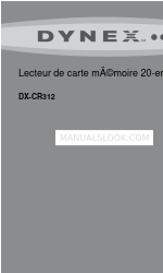 Dynex DX-CR312 (Francés) Manual De L'utilisateur