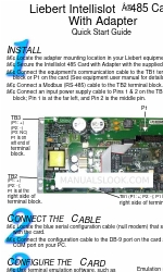 Emerson Network Power Liebert Intellislot 485 Manual de início rápido