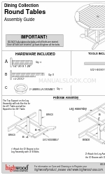 highwood AD-DRT36 48 Manual de montagem