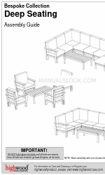 highwood Bespoke Deep Seating Manuale di montaggio