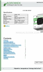 Agrowtek SXG Manuale di istruzioni