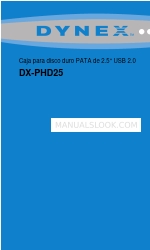 Dynex DX-PHD25 (スペイン語）取扱説明書