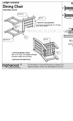 highwood Lehigh Dining Chair Manuel d'assemblage