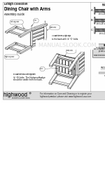 highwood Lehigh Dining Chair with Arms Assembly Manual