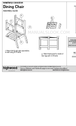 highwood Weatherly Dining Chair Assembly Manual