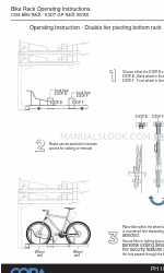 Cora Bike Rack E3DT-GP Series Gebruiksaanwijzing