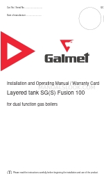 Galmet SG Fusion 100 Installation And Operating Manual