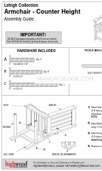 highwood Lehigh AD-CHCL2 Series Manual de montaje