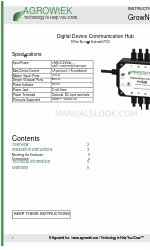 Agrowtek HX8 GrowNET 取扱説明書