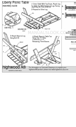 highwood Liberty Picnic Table Panduan Perakitan