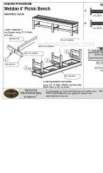 highwood Sequoia Professional CM-BENSQ61-BKE Manual de montagem