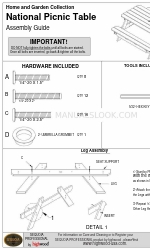 highwood Sequoia Professional CM-TBLSQ36 Manual de montagem