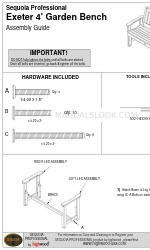 highwood Sequoia Professional Exeter CM-BENSQ42 Manuale di montaggio