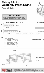 highwood Weatherly AD-PORW1 Manual de montagem