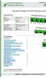 Agrowtek ADi Instructies voor gebruik en onderhoud