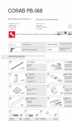 CORAB PB-068 Manual de instalación