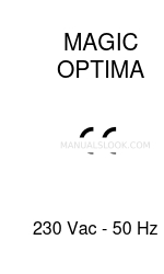 Galvamet OPTIMA 매뉴얼