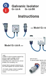 Galvanic Isolator Gi-120/A Petunjuk Manual